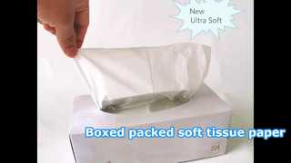 3 Ply 13GSM Facial Tissue Virgin Wood Pulp Tissue برای پوست های حساس