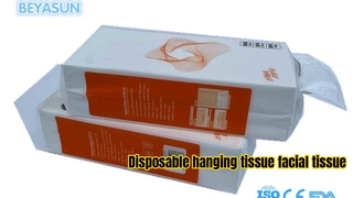 دستمال کاغذی آویزان را بکشید