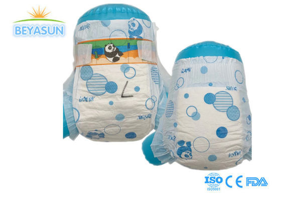 Premium Disposable Baby Diapers with Elastic Waistband Leak Guard Protection and Customizable Options
