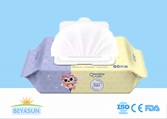 ویتامین E سفارشی دهان پاکسازی دست های یکبار مصرف قابل تجزیه بیولوژیکی پاکسازی نوزاد پاک کننده نرم نوزاد پاک کننده مرطوب