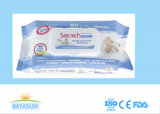 دستمال مرطوب یکبار مصرف سفارشی Nature Baby 99.9 آب خالص بدون افزودن
