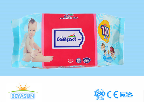 Baby Pure Water یکبار مصرف مرطوب دستمال مرطوب ملایم ارگانیک بدون عطر برجسته